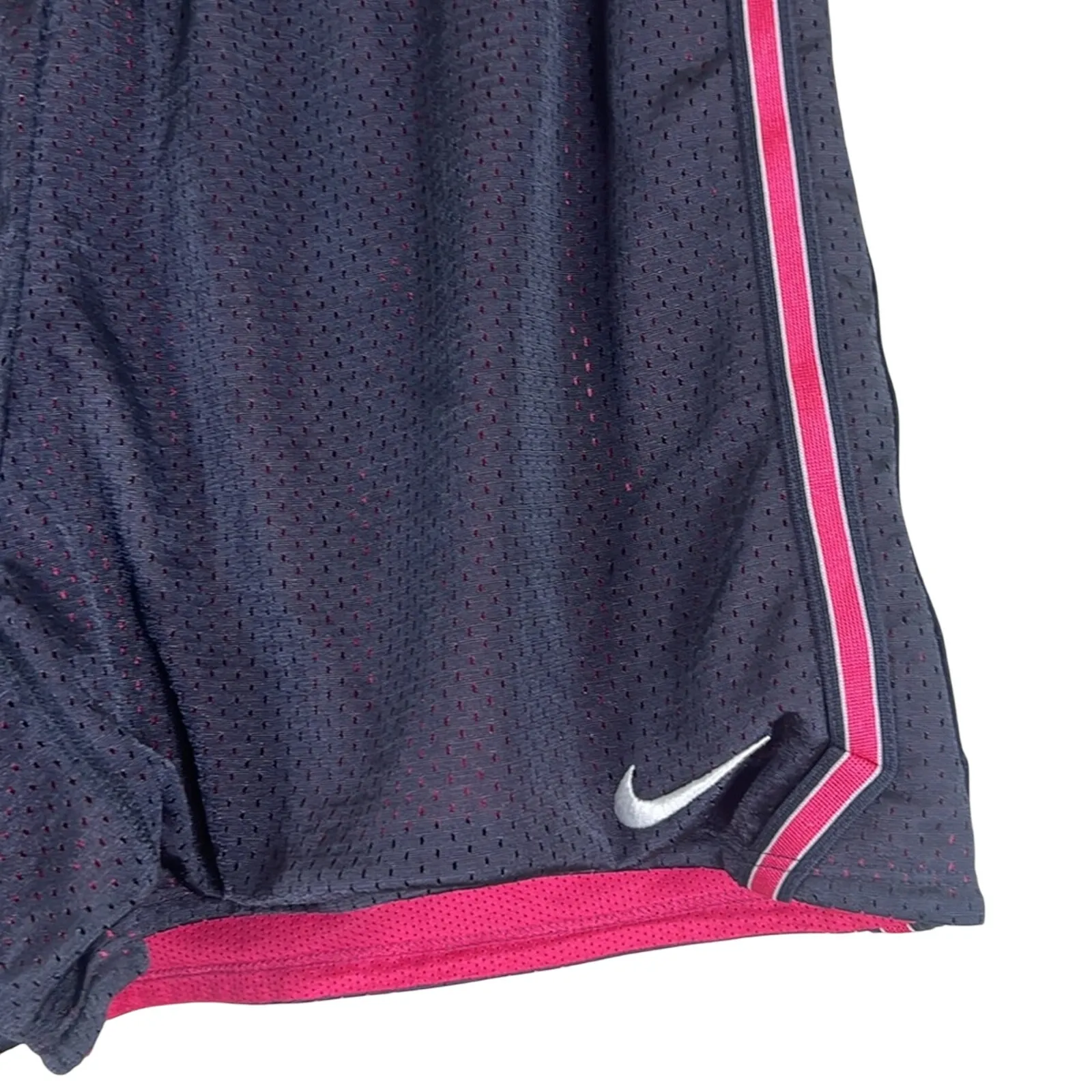 Nike Running Shorts Womens M Purple Mesh Perforated Sporty Athleisure Retro Gym - Image 2