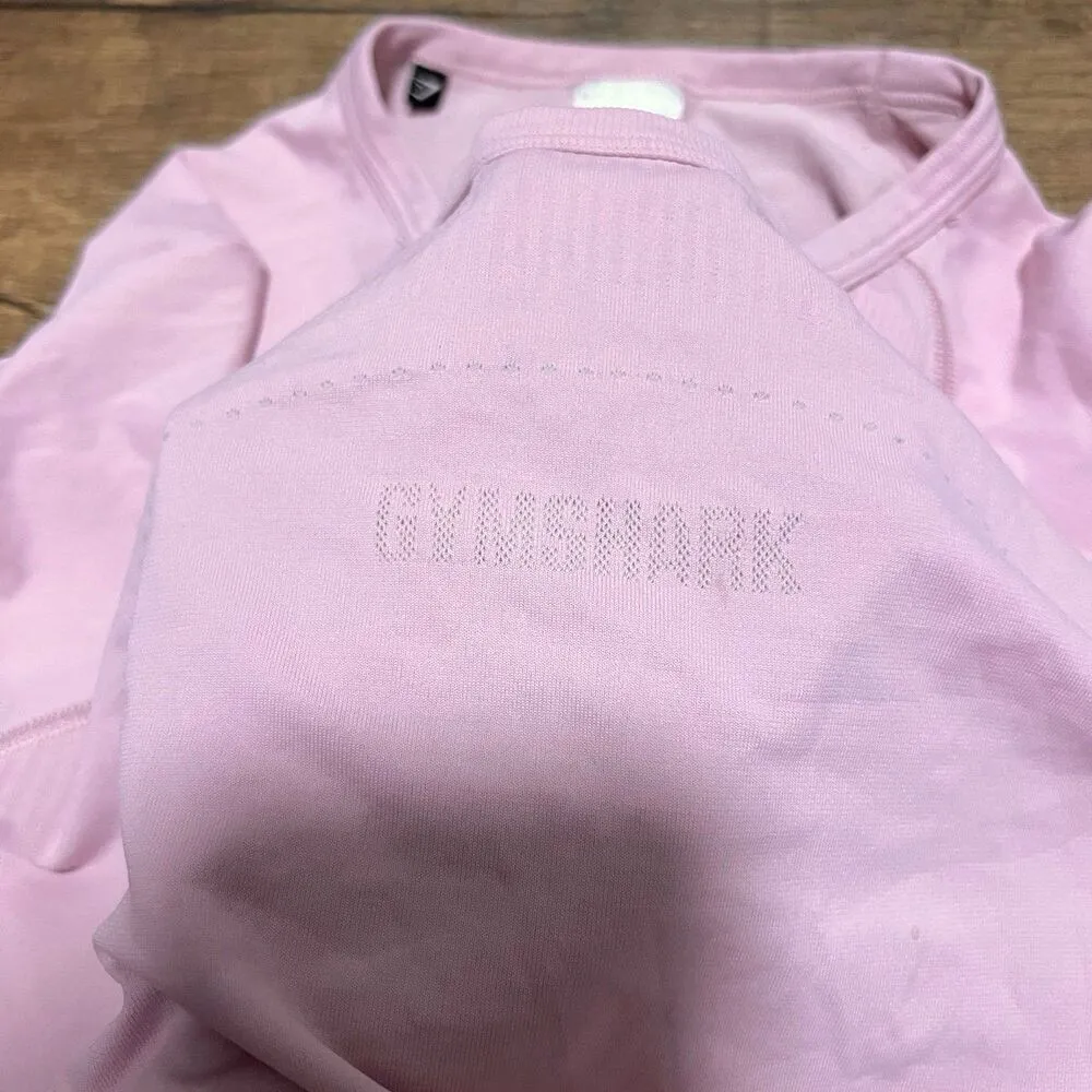 Gymshark pink breezy long sleeve tee - Image 2