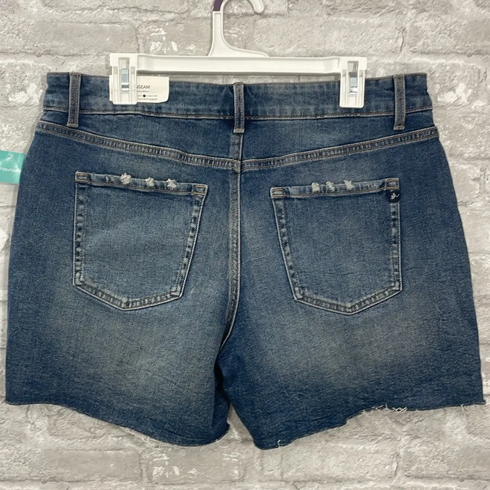 Maurices Patchwork Denim Shorts - Image 3