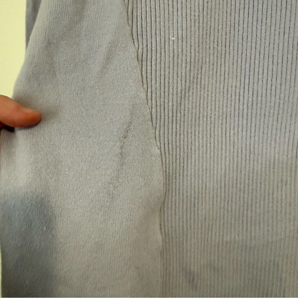 Anthropologie Shu Shu Zip Up Ribbed Knit Cardigan - Image 6