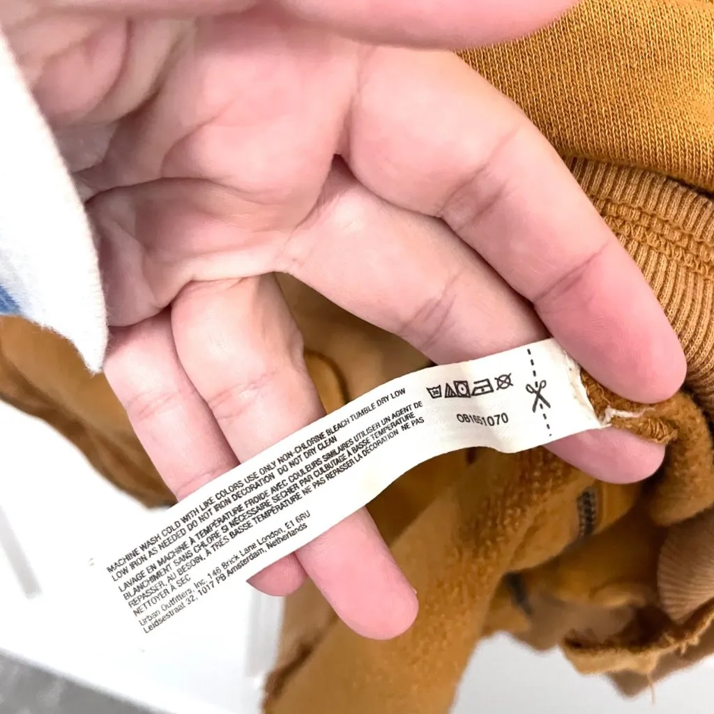 Free People Movement On The Rise Pullover Long Sleeve Amber Size XS Gold - Image 5