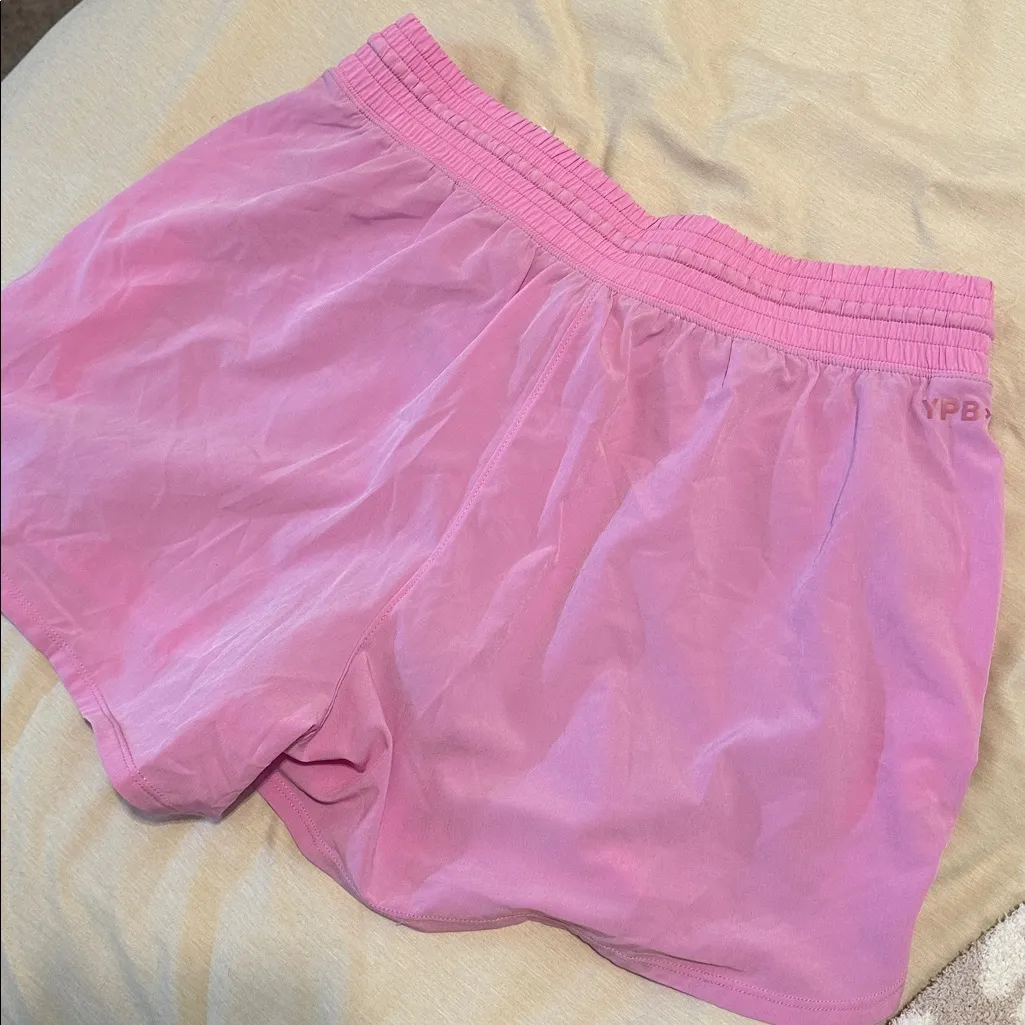 YPB A&F Athletic Shorts Pink Size L - Image 4