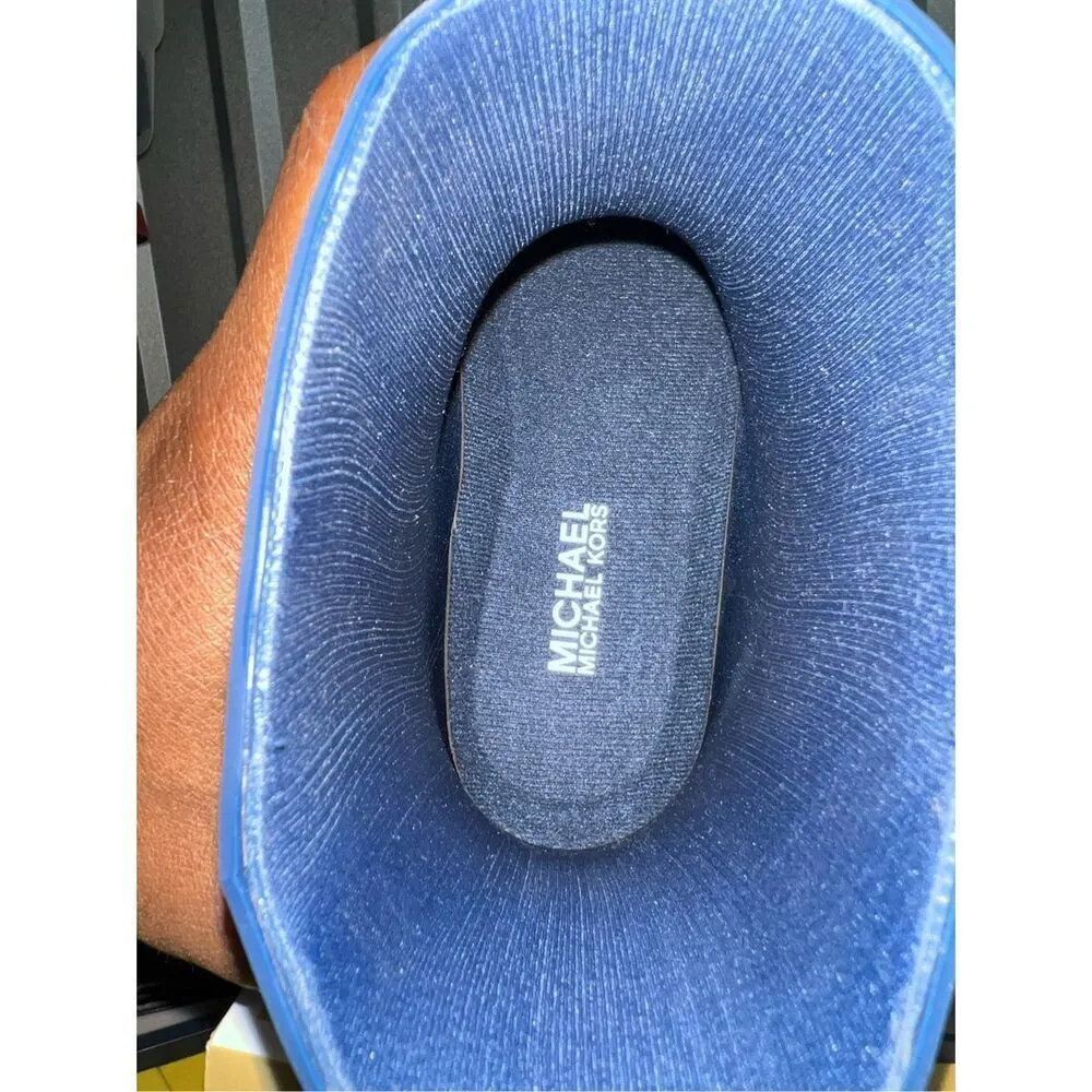 Woman's Boots MICHAEL Michael Kors Mac Rain Bootie blue - Image 11