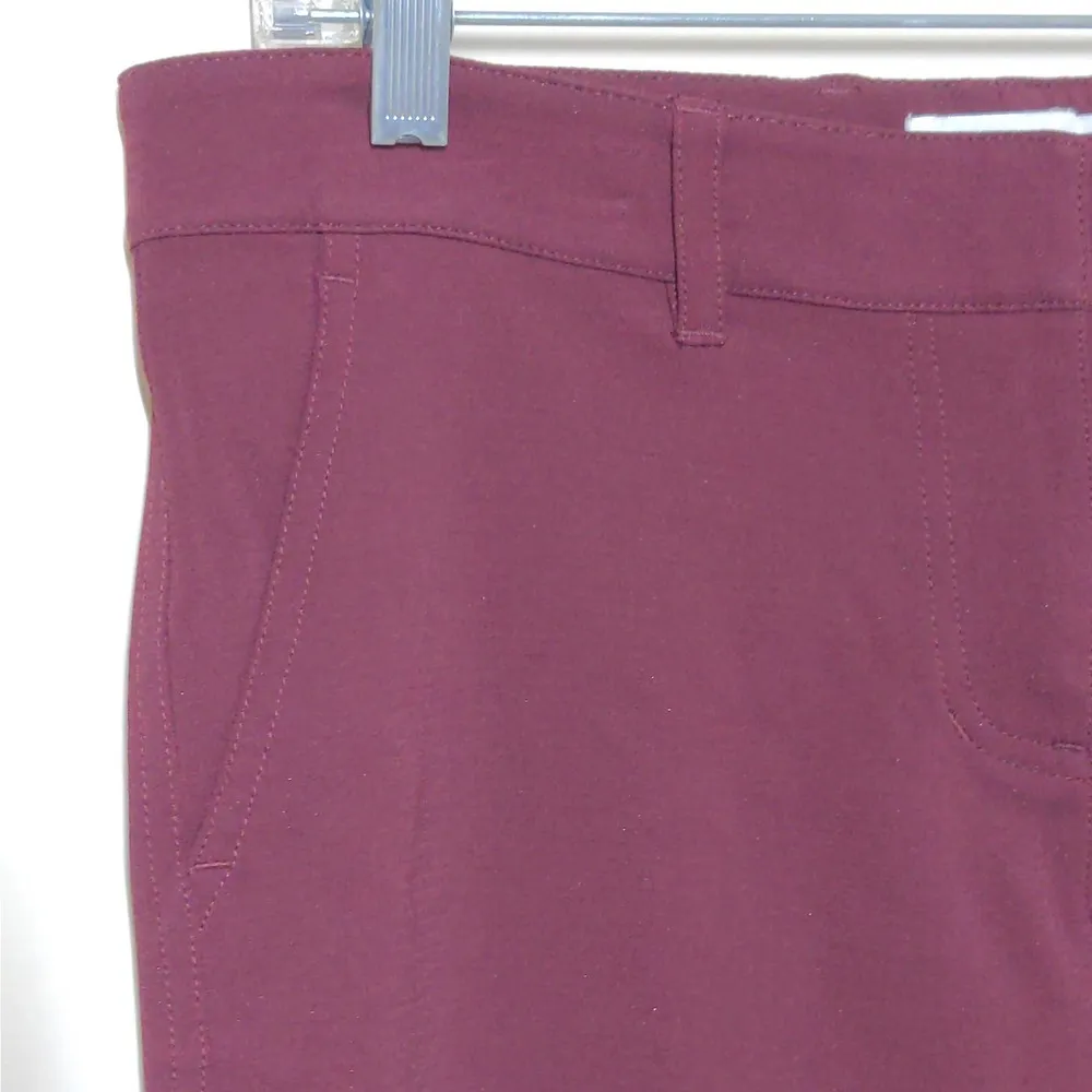 A.L.C. Javier Split Hem Pants in Sangria – Size 8 – NWT - Image 4