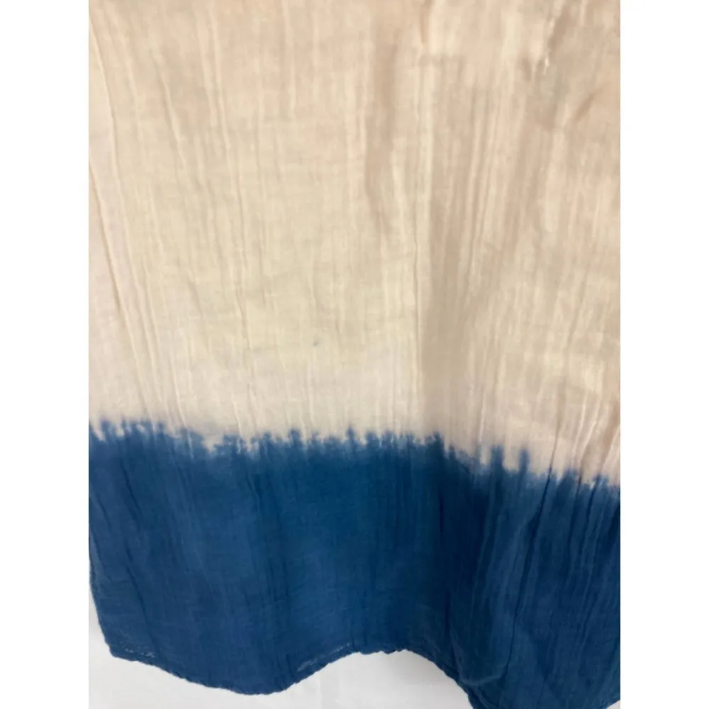 THML boho ombre V Neck Ruffle Sleeve Tank size small - Image 6