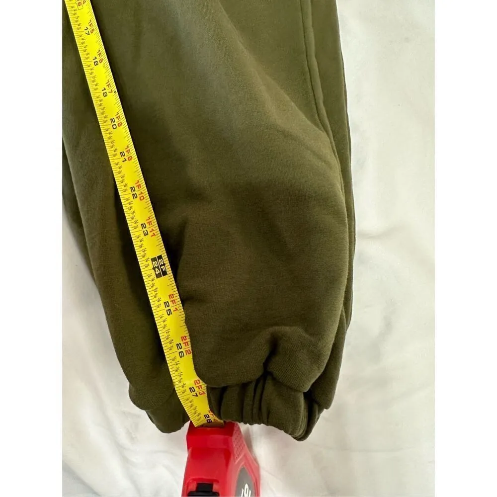 NWT Terez New Yorker Hunter Green Wear what makes you happy Sweatpants Size M - Image 9