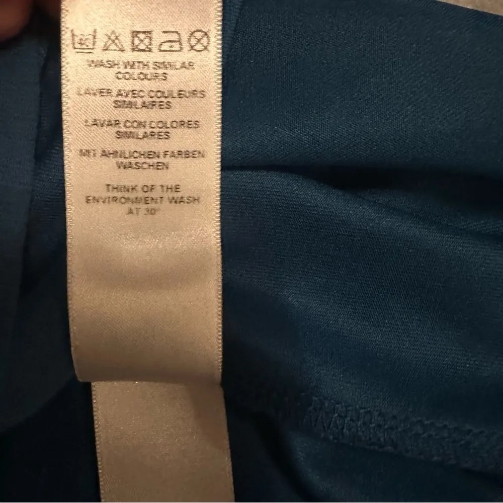 ASOS teal short romper sheer under layer size 4 - Image 9