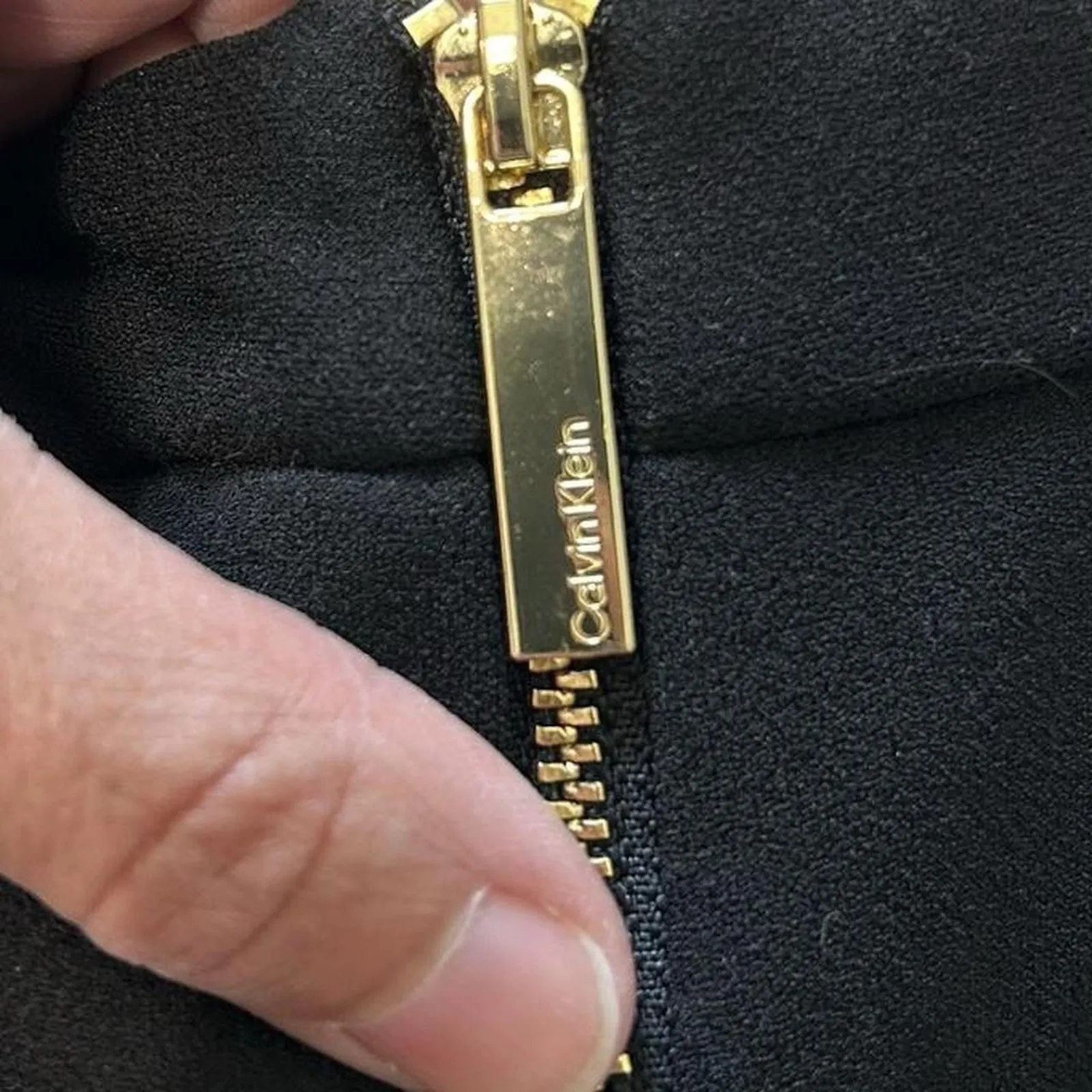 Calvin Klein Black Sleeveless Sheath Dress with Bow Detail Size 8 - Image 9