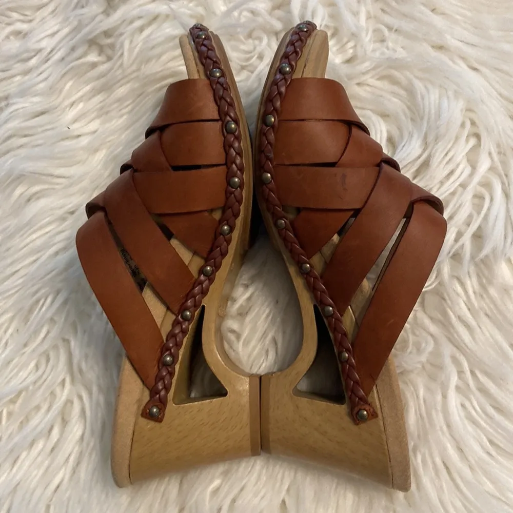 DANSKO Sandals size 38 US 7.5/8 good condition see all photos color brown - Image 16
