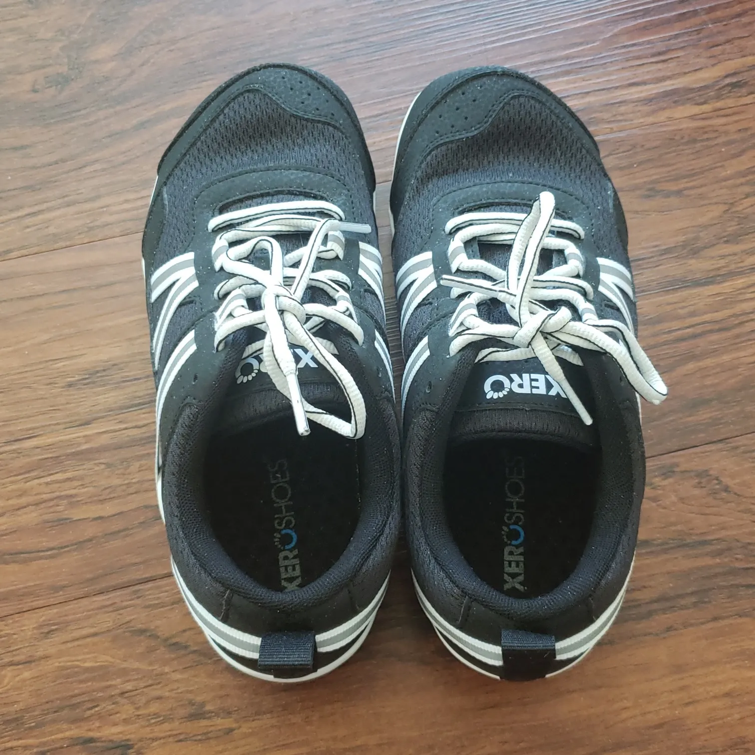 Xero Womens Prio Black and White Barefoot Running Athletic Sneakers Size 7 - Image 2