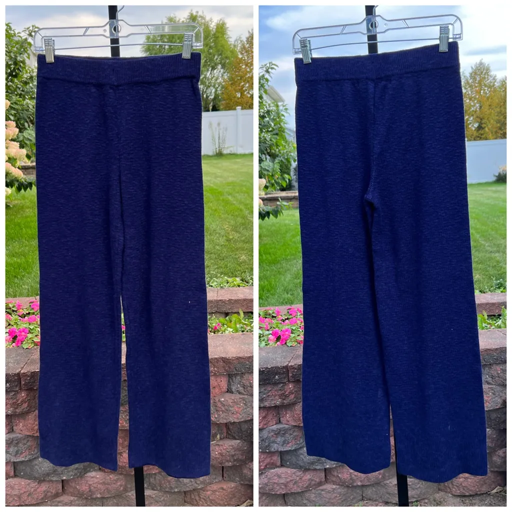 Free People Beach Navy Pants XS - Image 3
