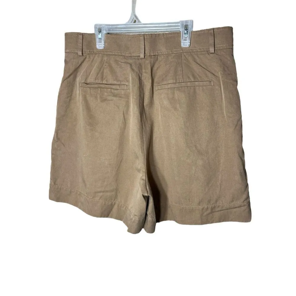 Everlane Khaki High Rise Shorts Size 14 - Image 3
