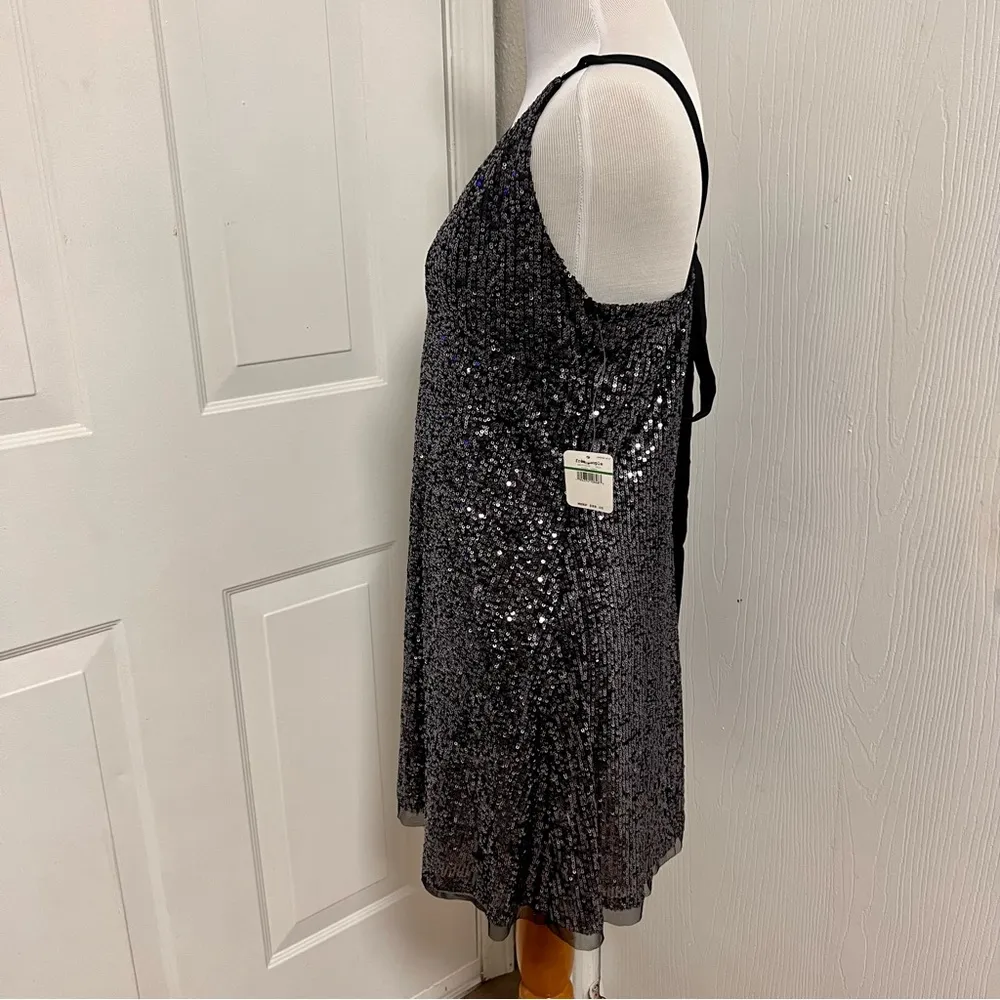 Free People Gold Rush Mini Dress E4 - Image 2