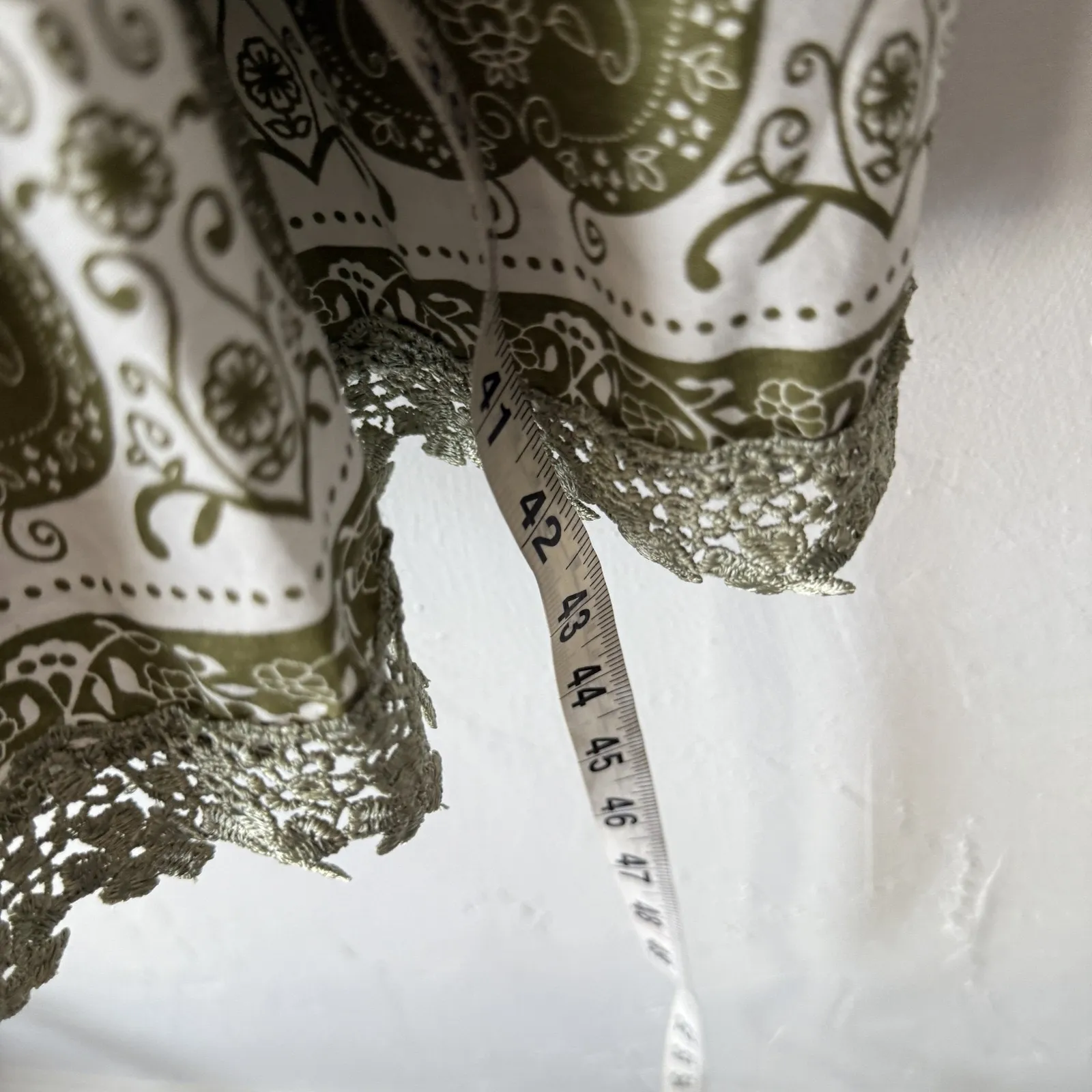 Y Apparel Dress Y2k Fairy Small White Green Boho Sundress‎ Crochet Lace Midi - Image 6