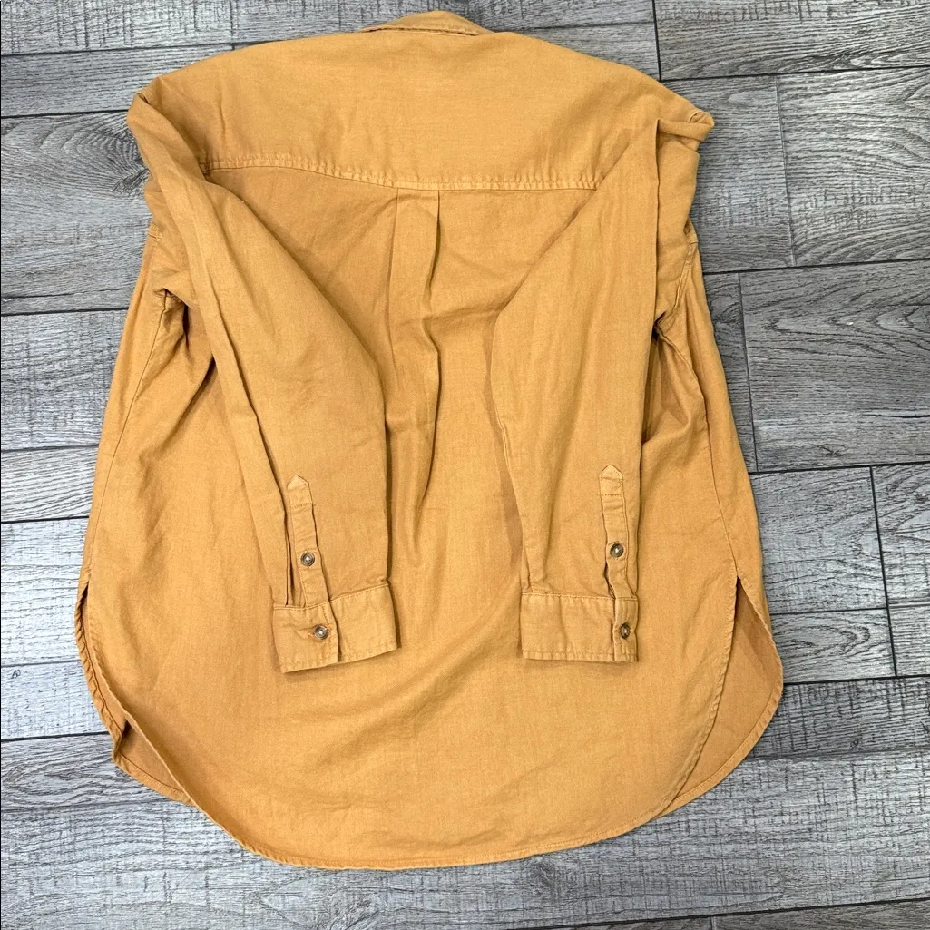 Universal Thread Camel Oversized Utility Button-Down Shirt - Image 7
