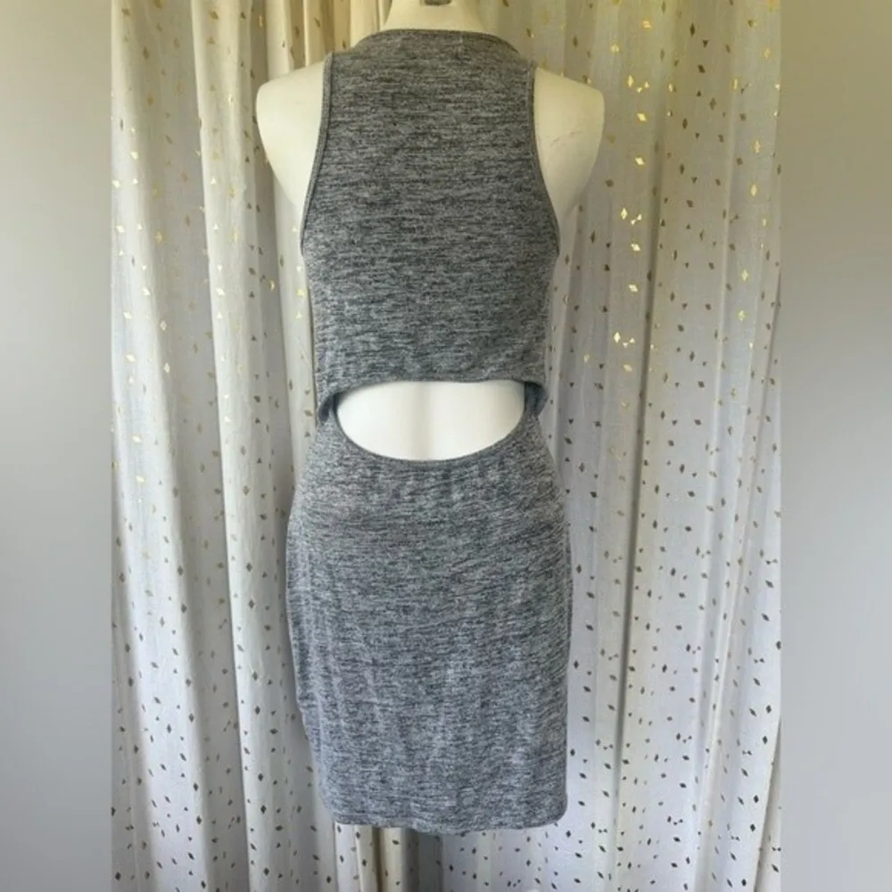 Abercrombie & Fitch Women's Knit Sleeveless Bodycon Dress With Open Back Size M - Image 3