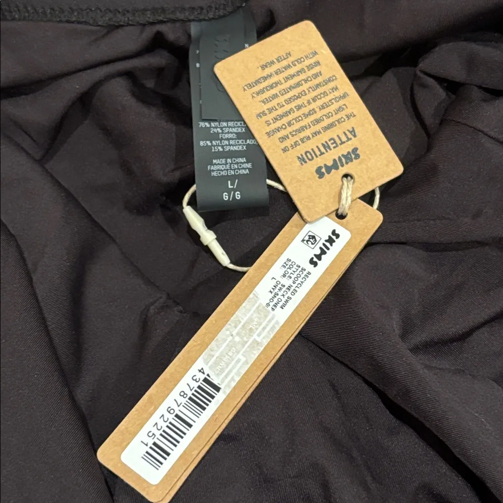 SKIMS Black One Piece Swimsuit - Image 3