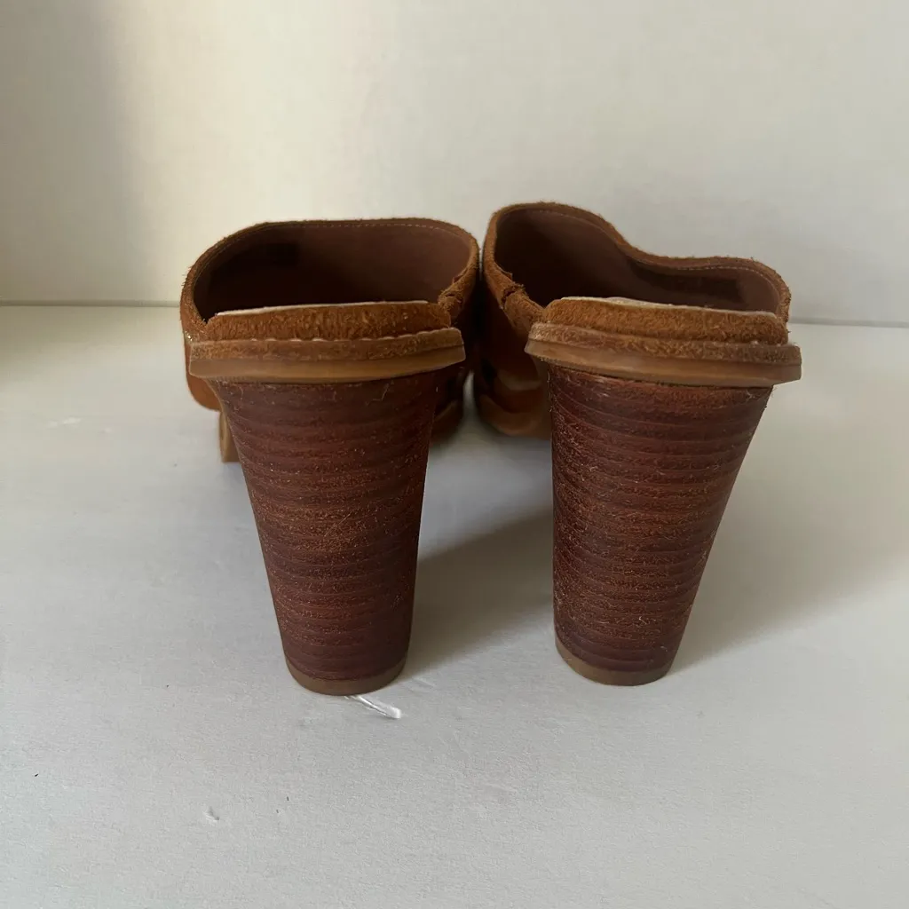 UGG Tan Suede Women's Mules - Image 4