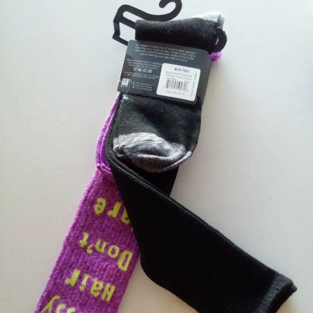 🆕MEMOI LEGWEAR KNEE HIGHS 2 PACK WOMEN SOCKS LEGWEAR MJB - Image 2