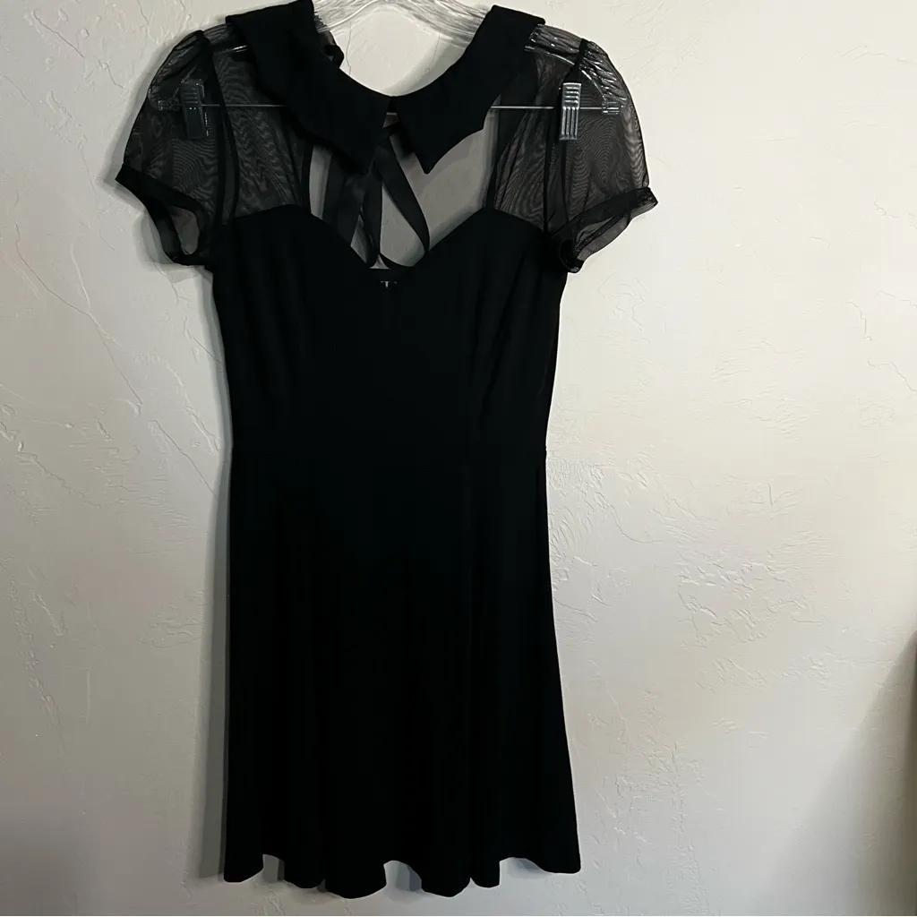 Killstar Vampyra Black Night Creature Gothic Dark Edgy Angel Skater Dress - Image 5