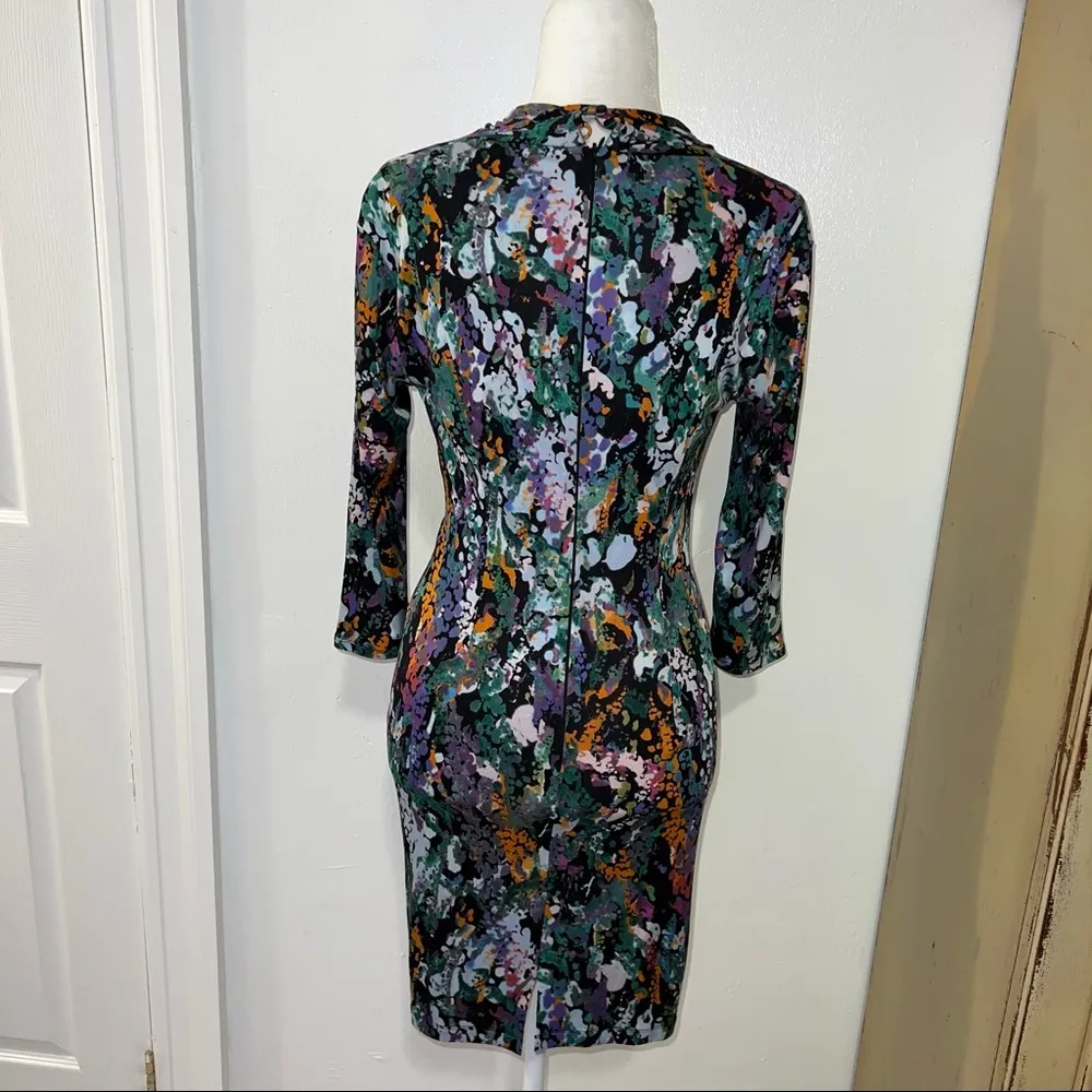 Catherine Malandrino Women Green Casual Dress S - Image 3