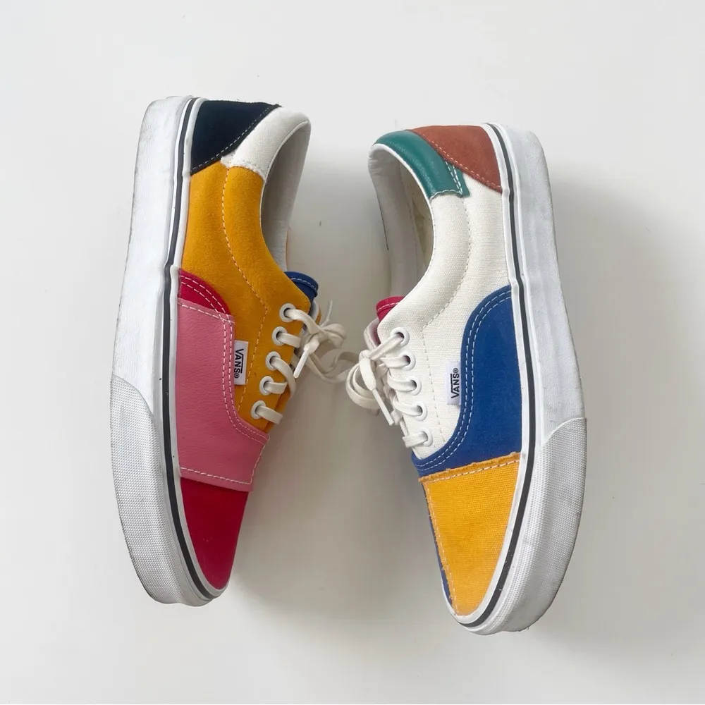 Vans - Colorful Patchwork Sneakers size 9/7.5 - Image 4
