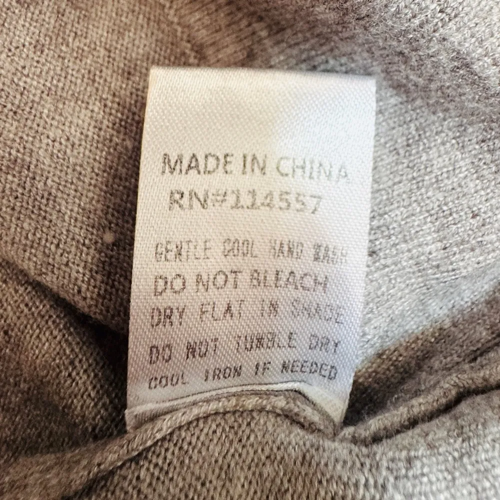 THML Striped Sweater Gray with Multicolor Stripes Size Large - Image 7