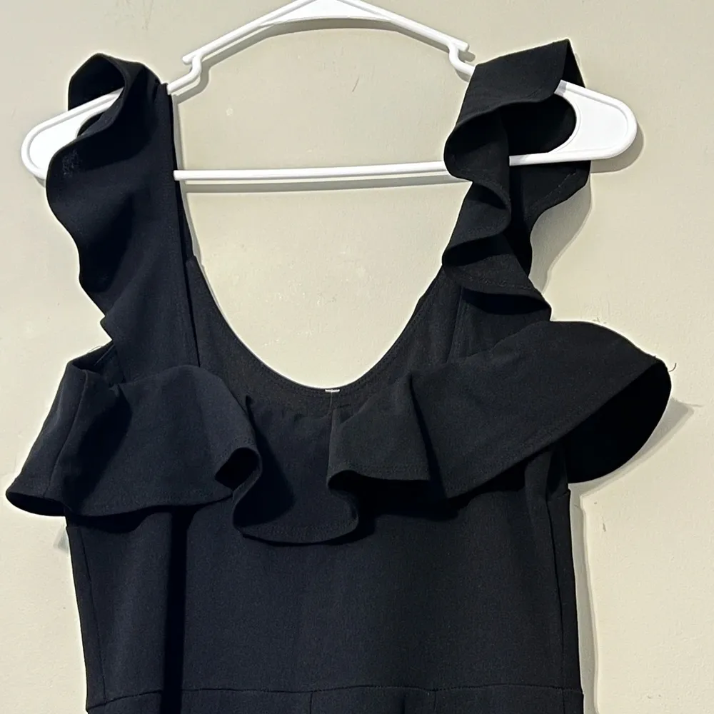 VALENTINE black junior medium romper ruffle sleeves formal wedding funeral NWOT Size undefined - Image 7