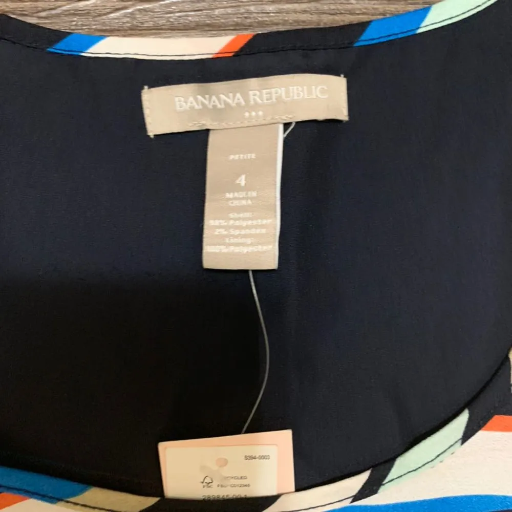 Striped Sleeveless Dress 4P - Image 3