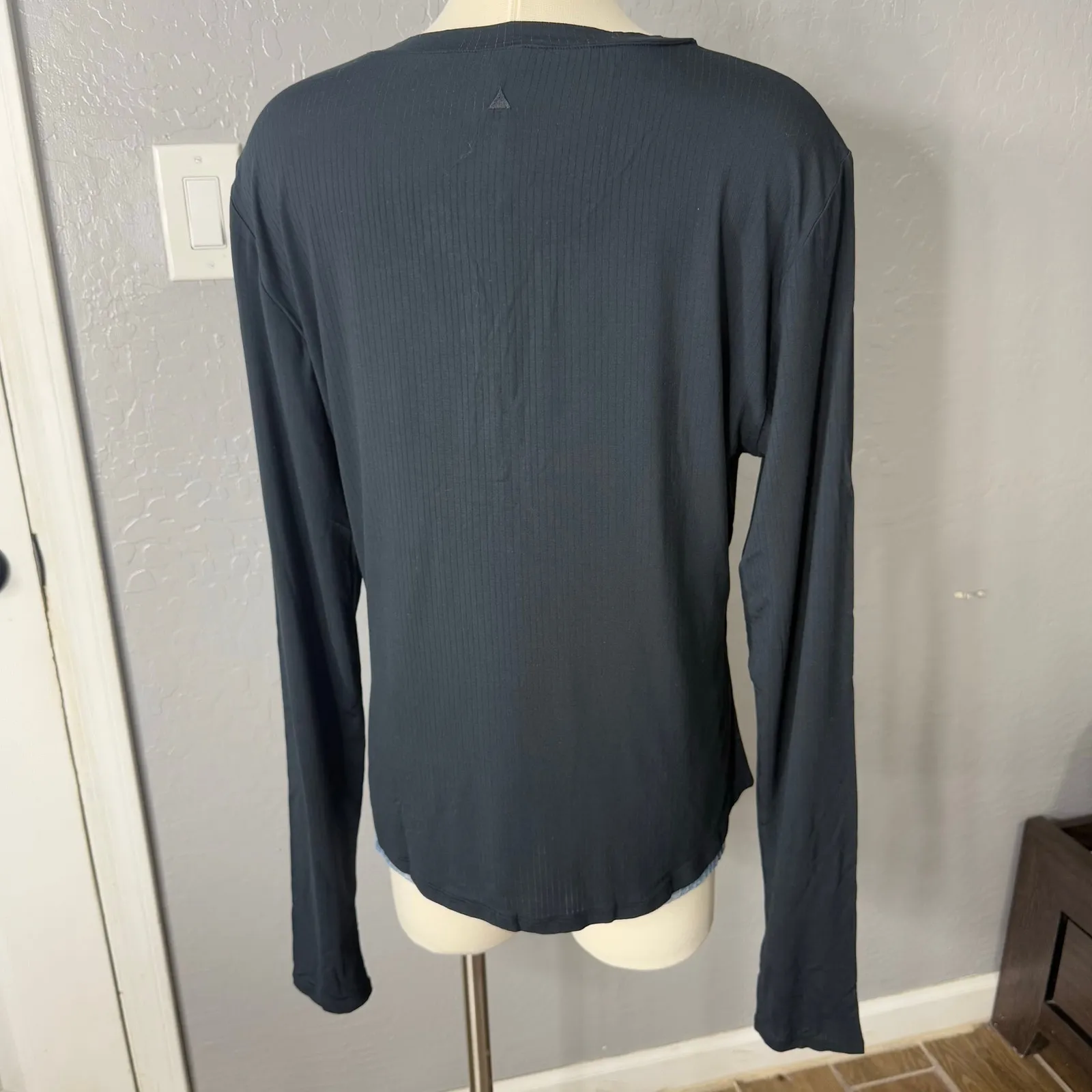 Vitality Float Rib Henley Top - Image 3