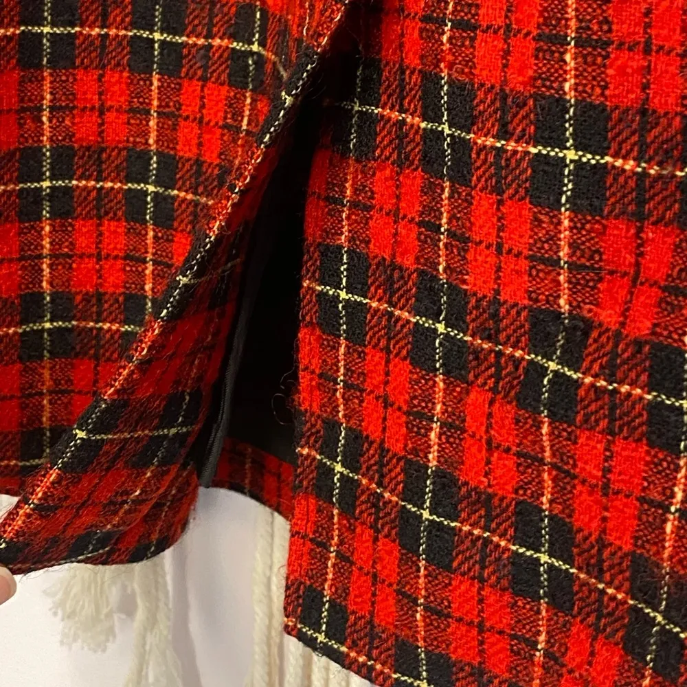 Winter Plaid Pendleton wool skirt - Image 4