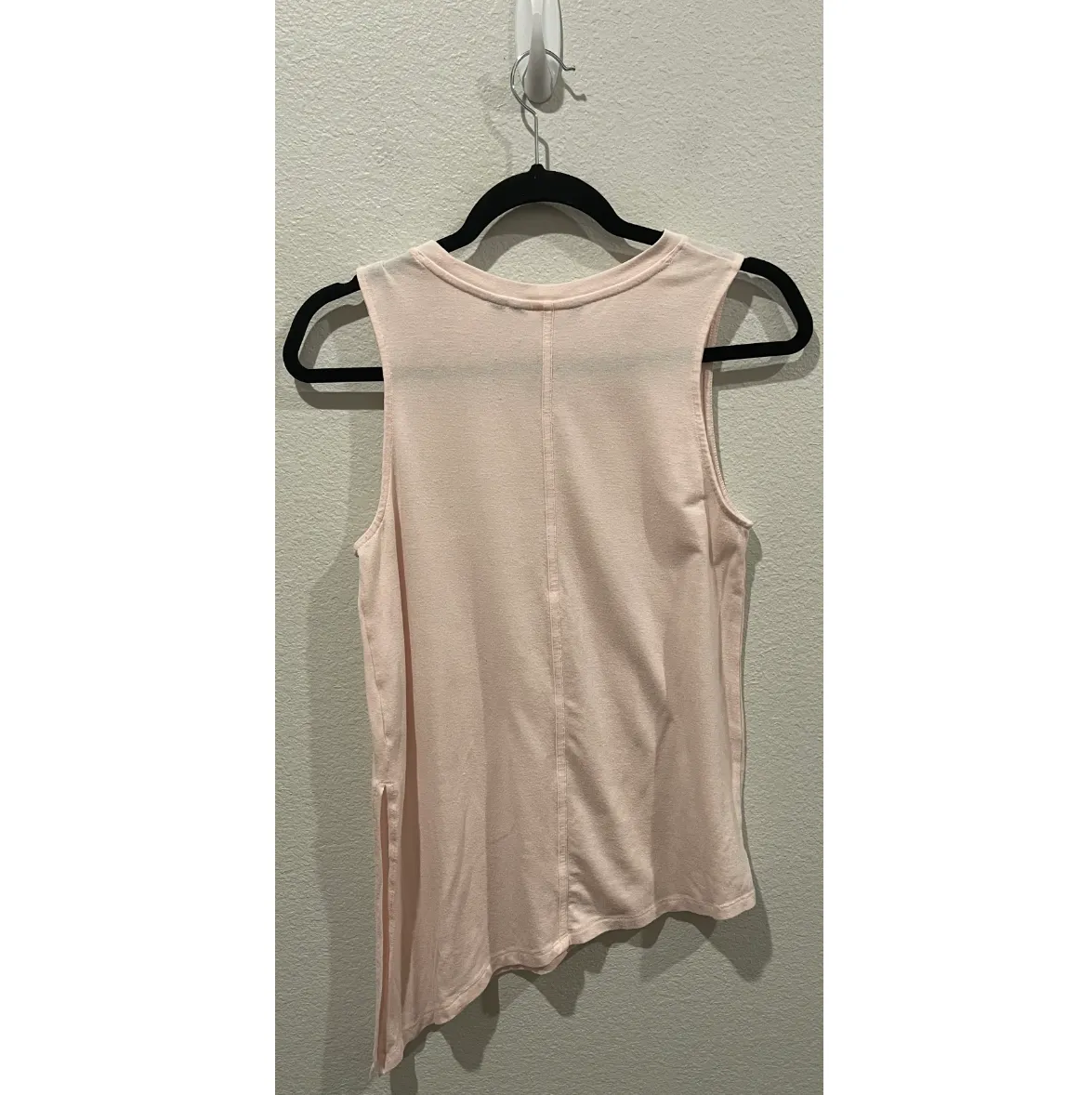 Athleta  Asymmetrical Side Tie Light Pink Tank Top - Image 7