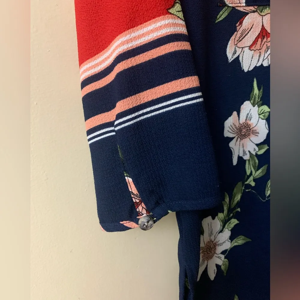 Anthropologie Fig & Flower floral dress tunic Size Large Like New! - Image 3