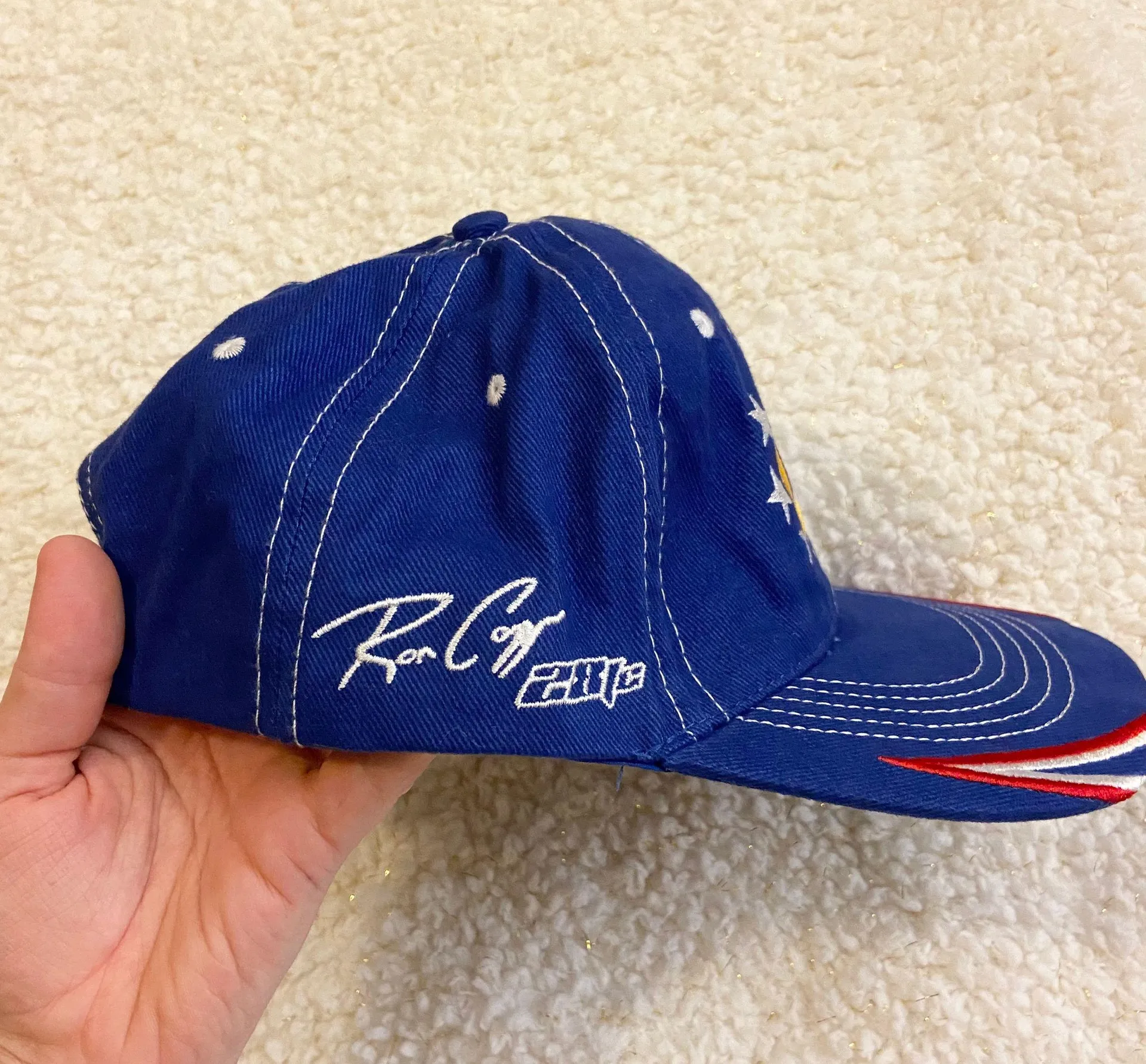NASCAR Napa chase Elliot Ron Capps veteran hat Racing Blue - Image 4