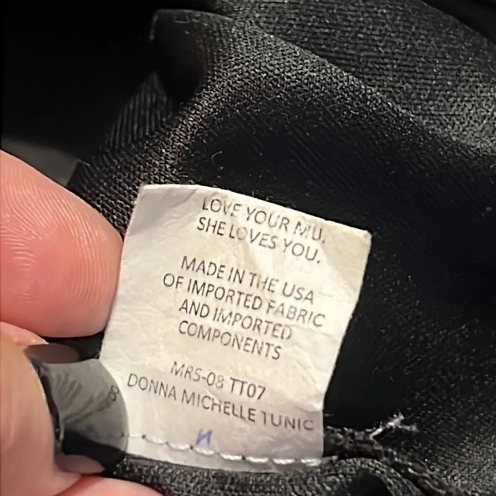 Show Me Your Mumu size small Donna Michelle tunic top bright floral print hippie - Image 12