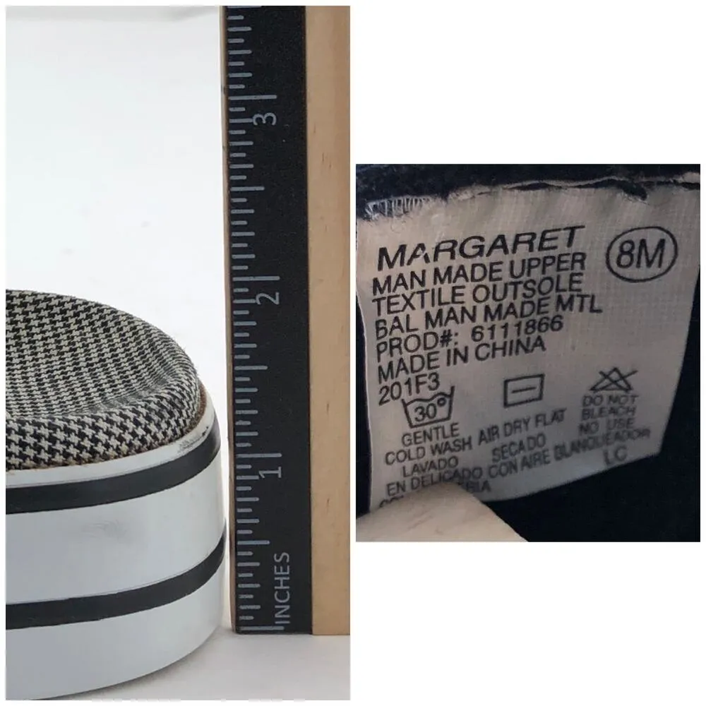 VINTAGE Y2K Hanes Sport Women's US 8 Black Double Strap Platform Slides - Image 8