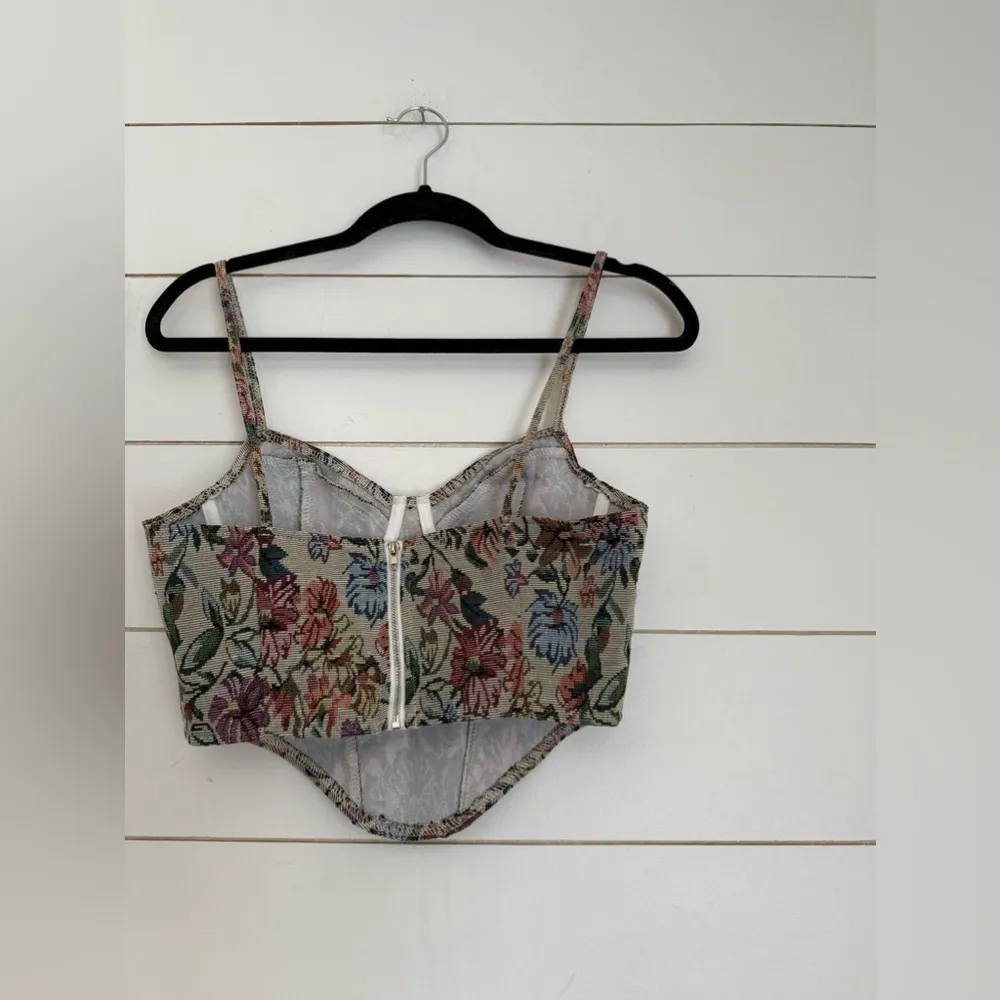 Merche Vintage Soul Jacquard Corset Top - Image 8