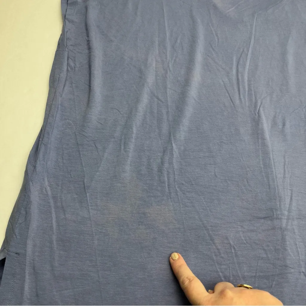 Eileen Fisher 1X Purple‎ Periwinkle Sleeveless Top Shirt Tencel Lyocell *FLAWED - Image 9