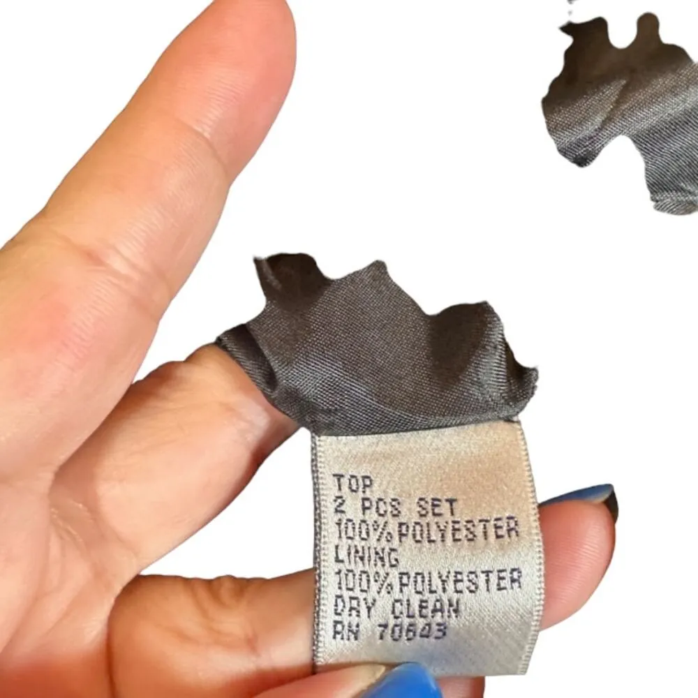 Jessica Howard Black One Button Collared Formal Blazer Jacket Women Sz 8 - Image 9