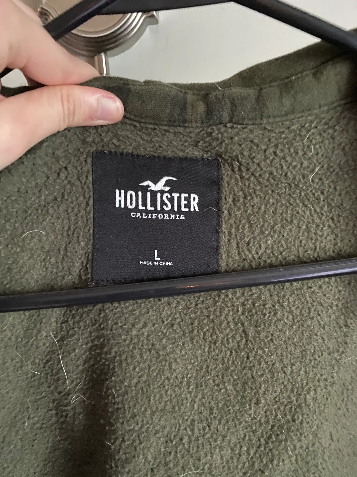 Hollister mens camo zip up hoodie - Image 6