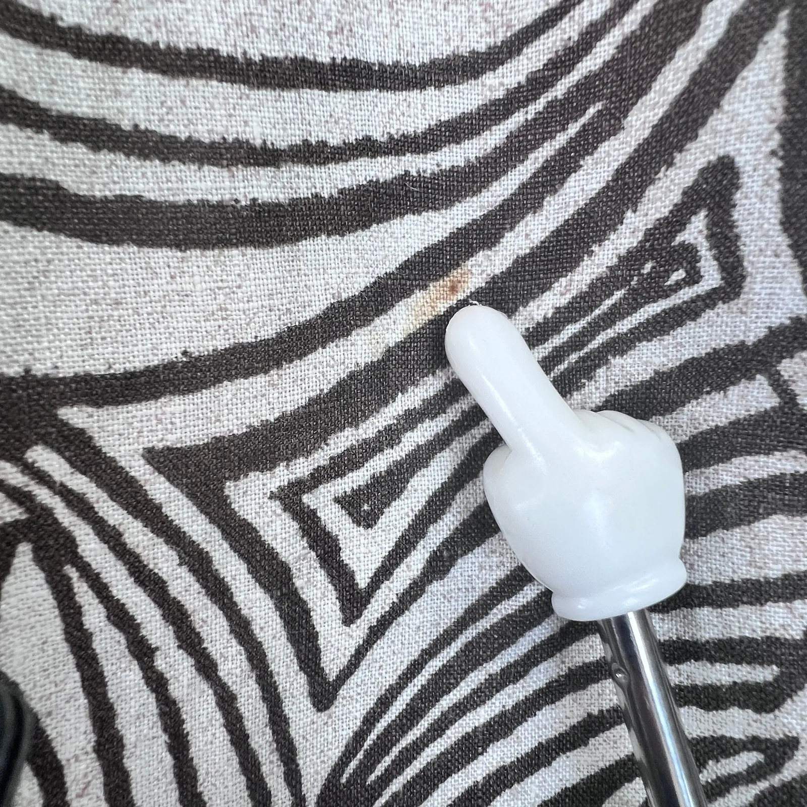 Talbots Irish Linen A-Line Wrap Skirt Brown White Leaf Print Knee Length 16W - Image 12