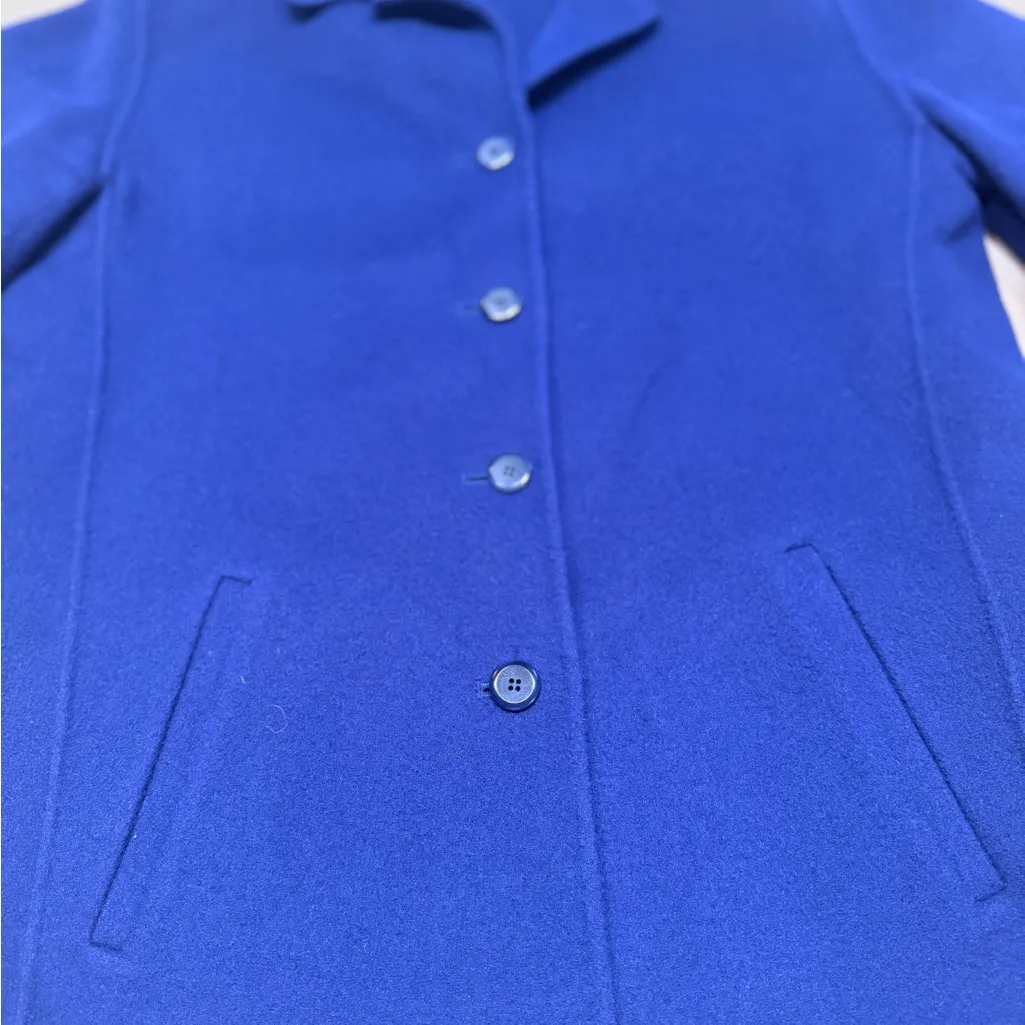 Talbots Vintage Elegant Royal Blue Women's Wool Blazer - Image 4