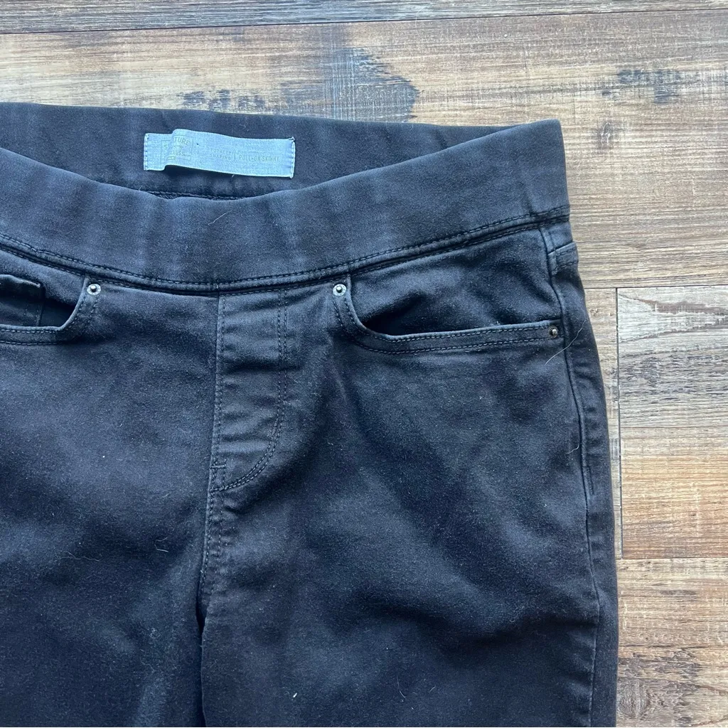 Signature By Levi Strauss Gold Womens Black Shaping Pull-on Skinny Jeans Sz 10S - Image 2