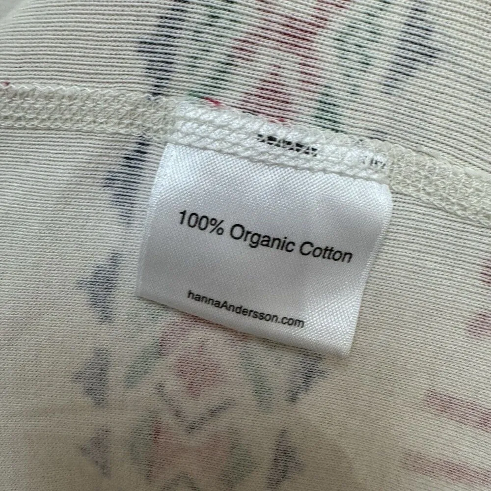 Hanna Andersson Adult S Pajamas Long Johns Pants Christmas Reindeer Dear Deer Red - Image 4