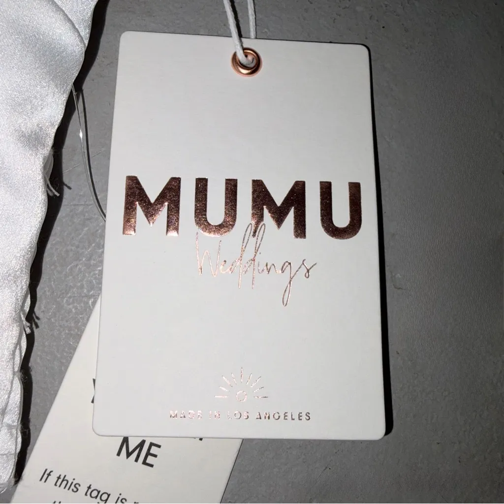 NEW Show Me Your Mumu Wedding White Tucker Crop Top Tank size Large - Image 6