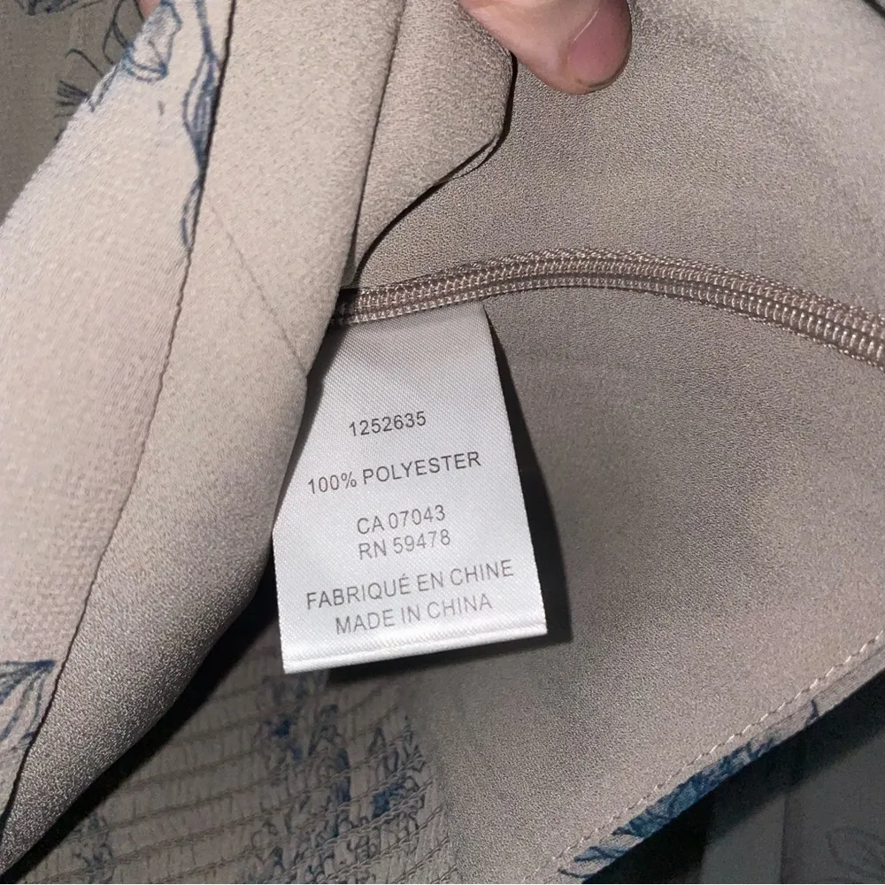 NEW House of Harlow XS Cropped Blouse Chiffon Floral Top - Image 5