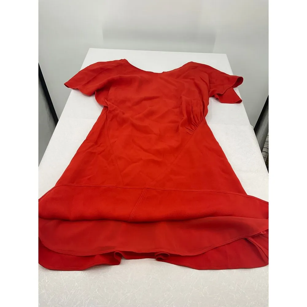 Joie Hunter Mini‎ Dress Poinciana red Size 0 NWT #1153 - Image 6