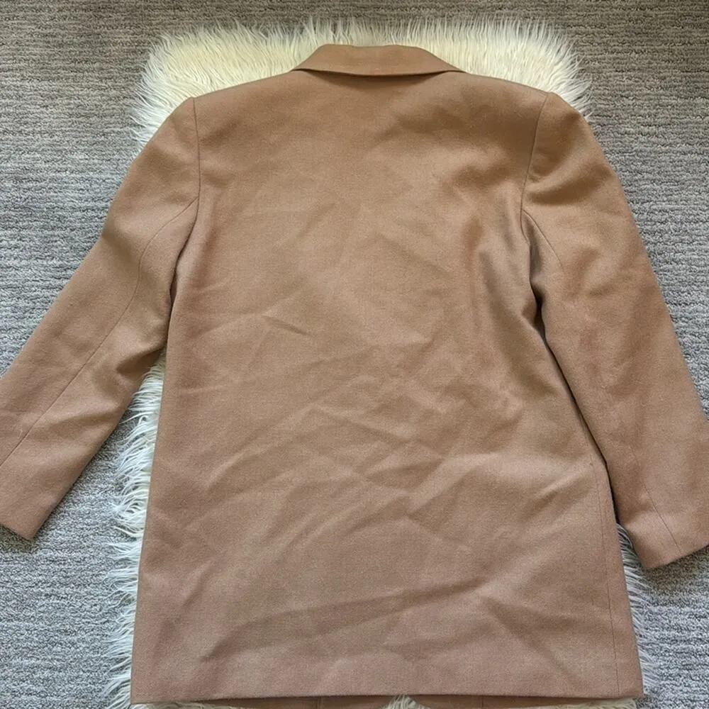 Sag Harbor Vintage Estilo 100% Wool Camel Blazer - Image 8