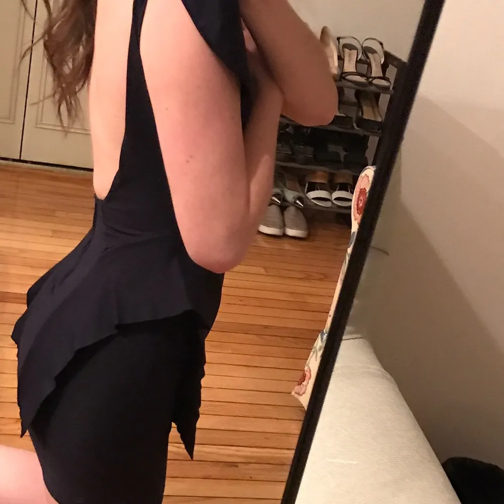 Urban Outfitters Navy Mini Bodycon Dress from Love - Image 2