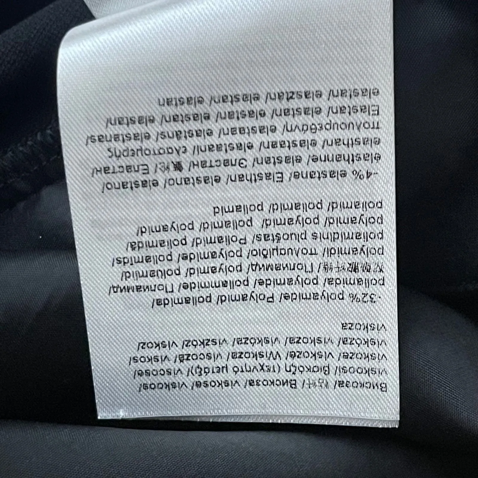 ESCADA Textured Herringbone Side Zip Pants Size 40 Black Designer Old Money Wool - Image 10